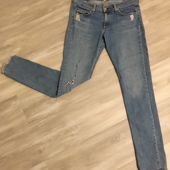 Rag & Bone Distressed Skinny Jeans - Picture 2 of 6